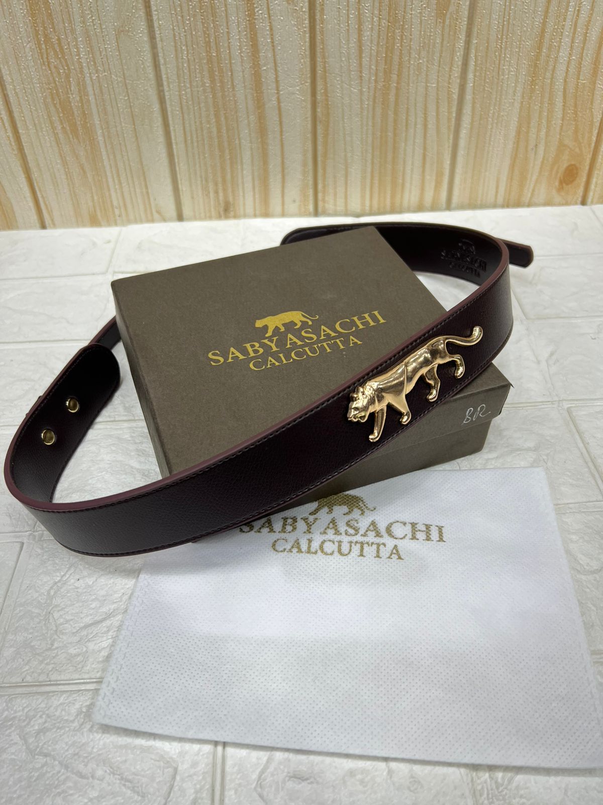 Stunning Dark Maroon Sabya Belt CFB - Indian Dress House 786