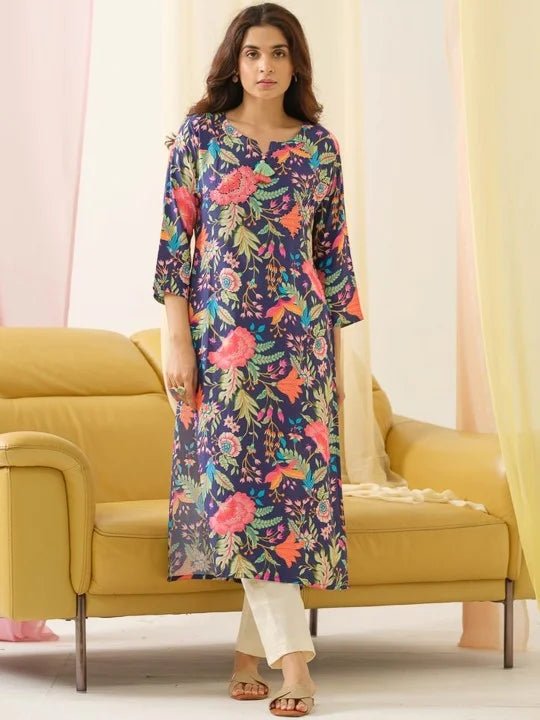 Stunning Floral Blue PSY 6004 FVD - Indian Dress House 786