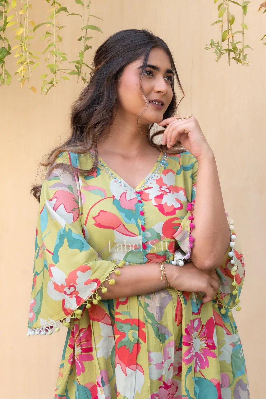 Stunning Floral S4UP FVD - Indian Dress House 786