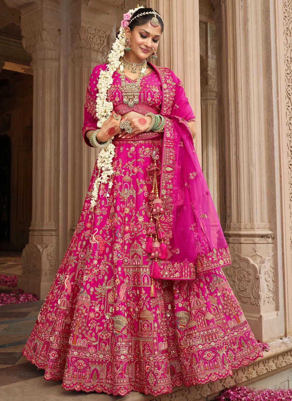 Stunning Heavy Pink ABCL - Indian Dress House 786