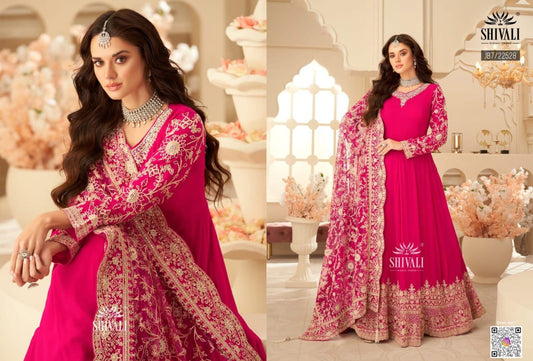 Stunning Pink Floral SHIV - Indian Dress House 786