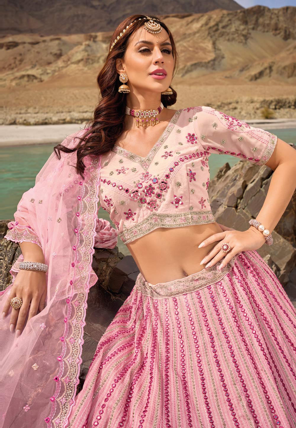 Stunning Pink MNL - Indian Dress House 786