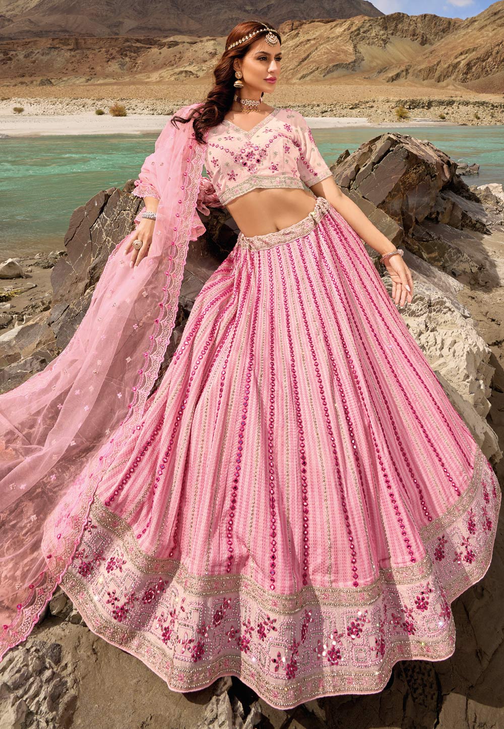 Stunning Pink MNL - Indian Dress House 786