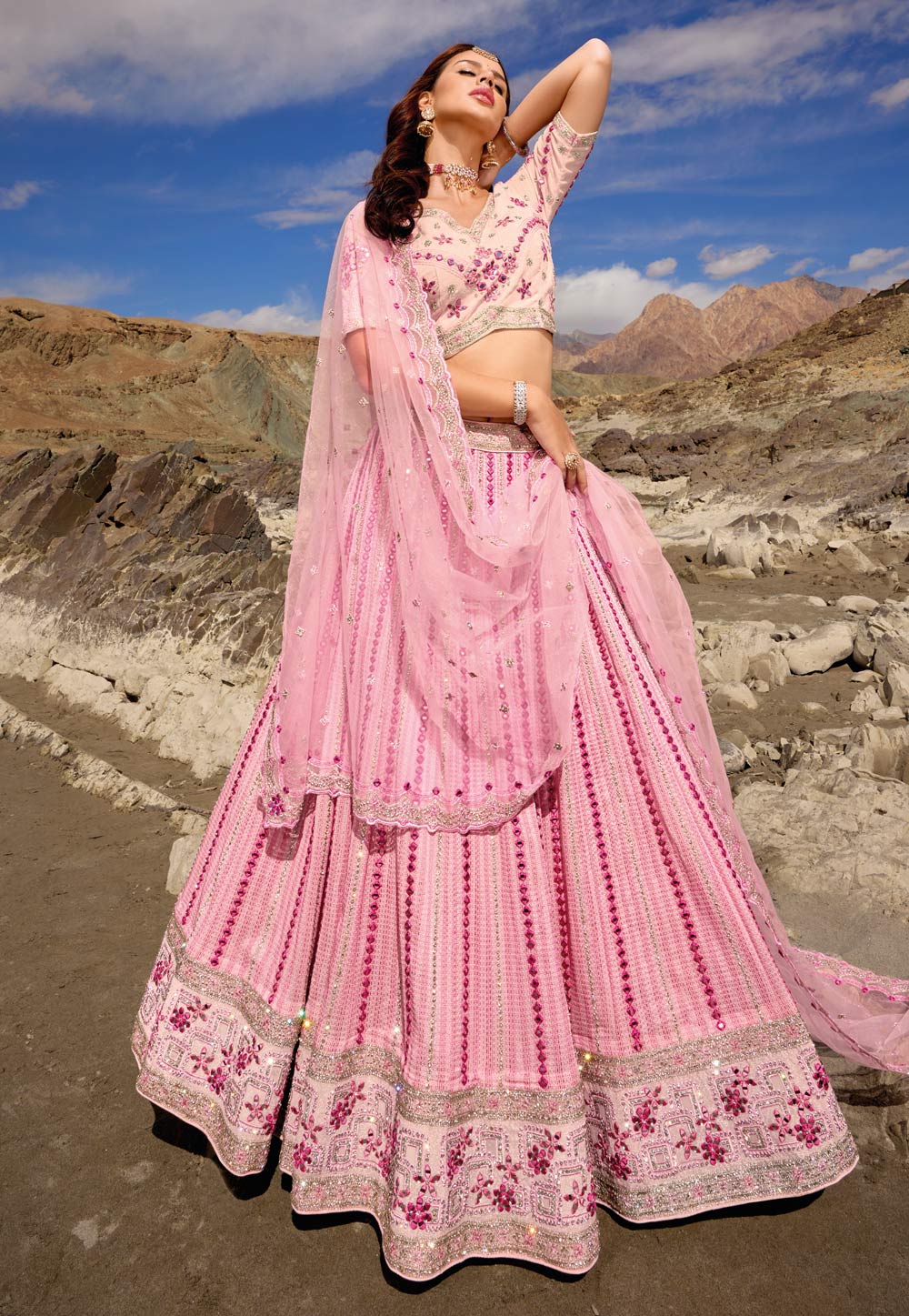 Stunning Pink MNL - Indian Dress House 786