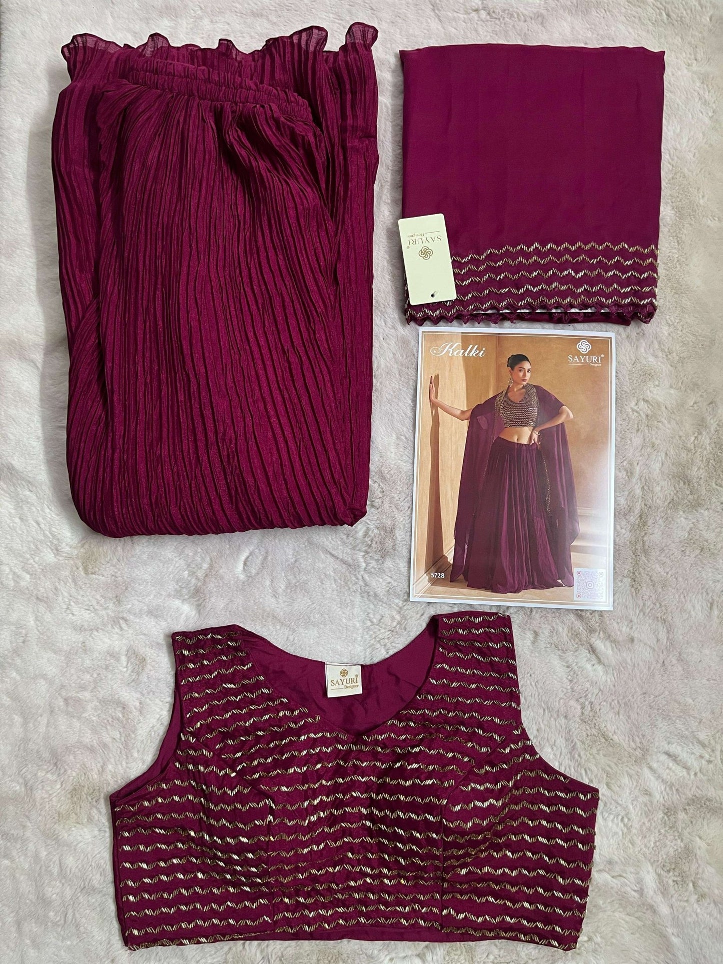 Stunning Purple SYKL - Indian Dress House 786