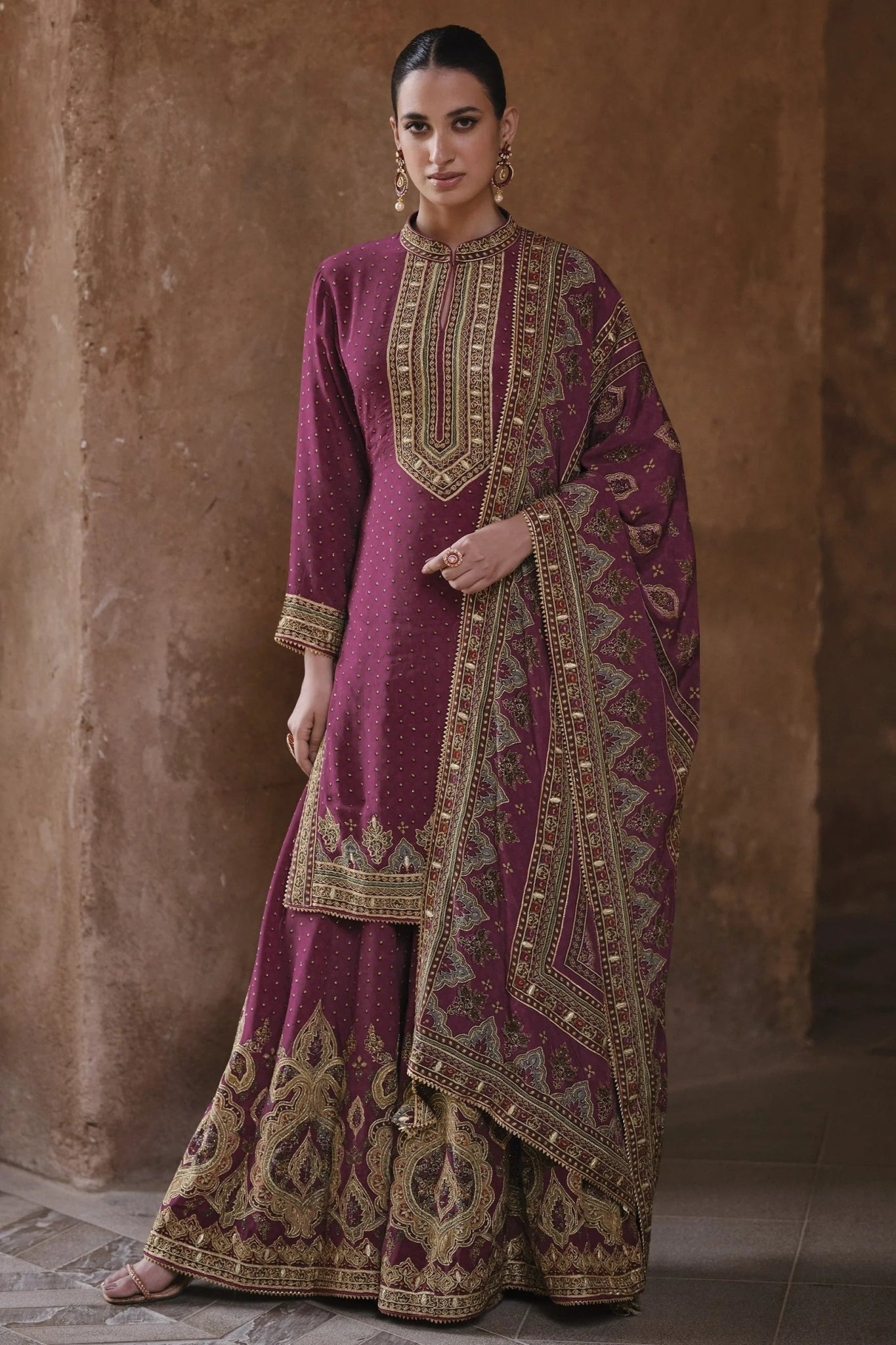 Stunning Purple SYNS - Indian Dress House 786