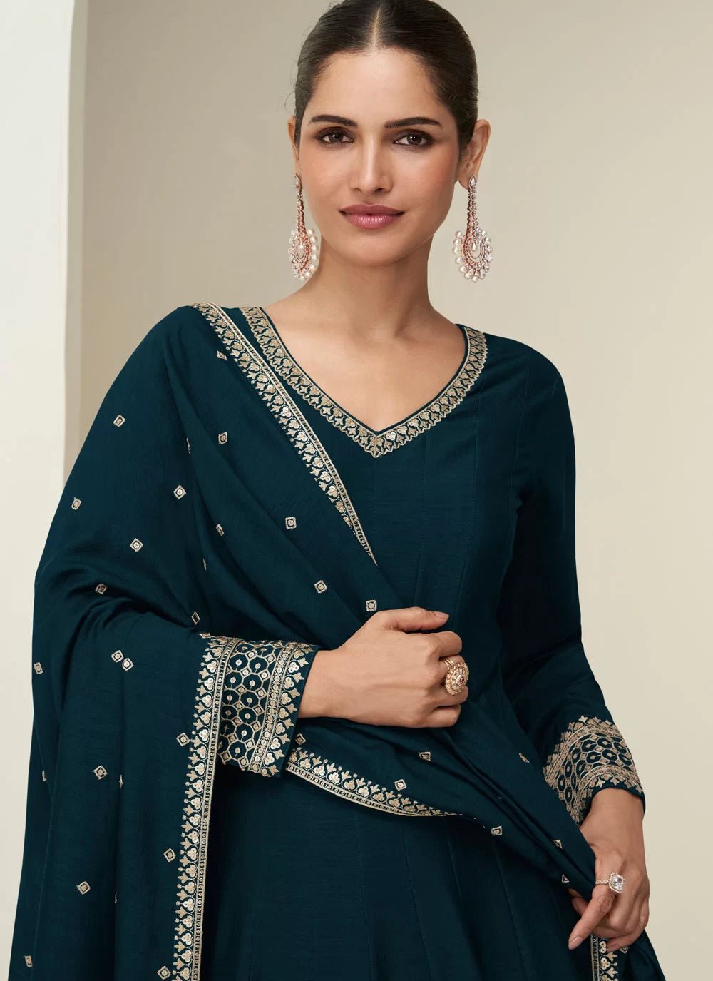 Stunning Teal ACG - Indian Dress House 786