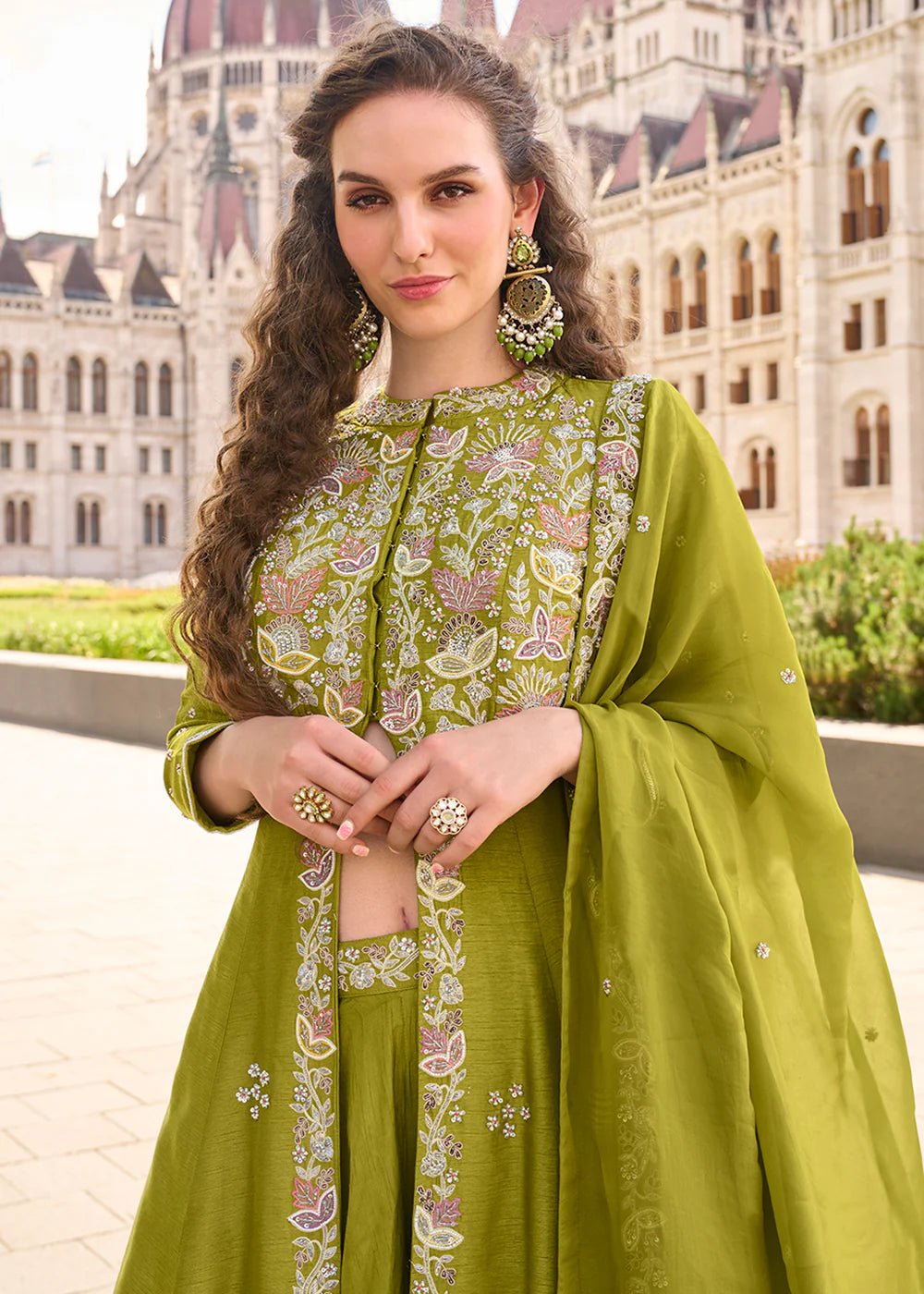 Stylish Green SNP - Indian Dress House 786