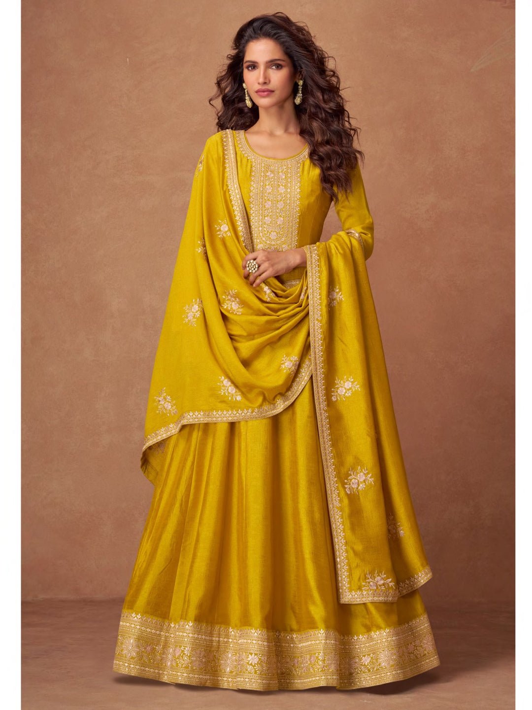 Stylish Yellow ARSK - Indian Dress House 786