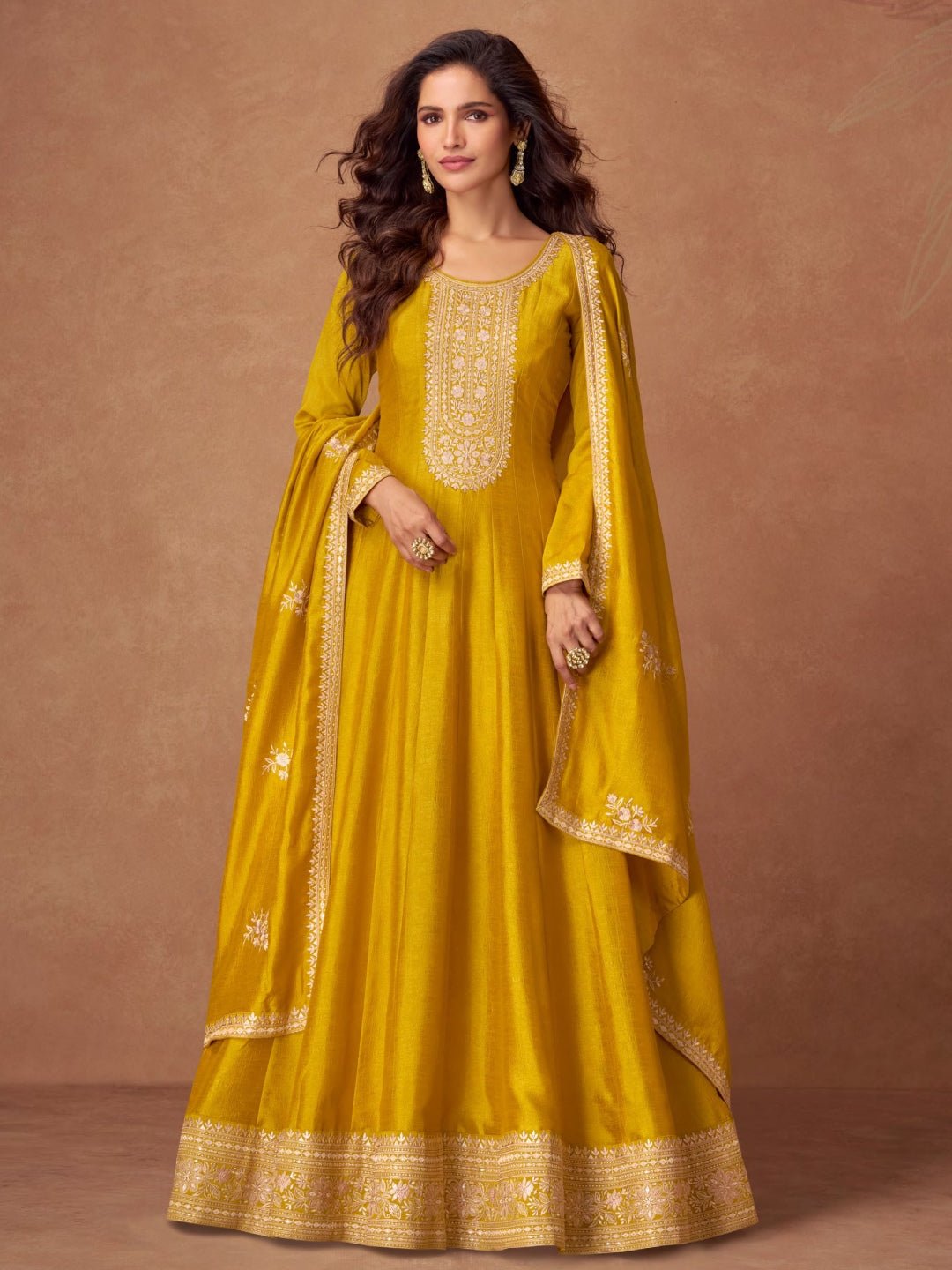 Stylish Yellow ARSK - Indian Dress House 786