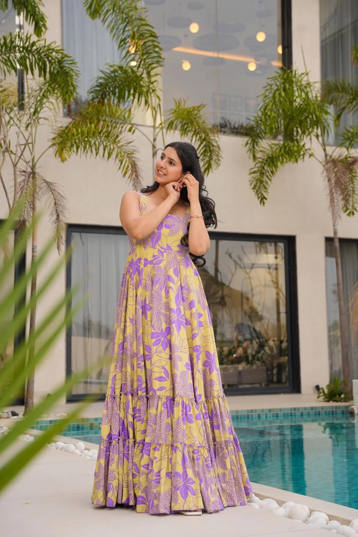 Sun Kissed Lavender LC 25008 FVD - Indian Dress House 786