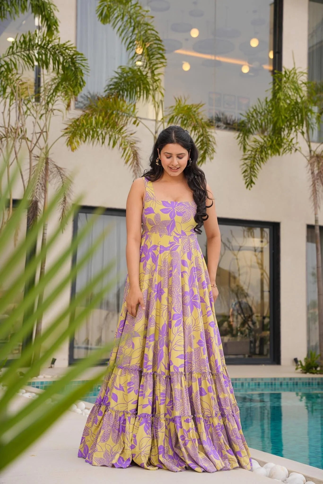 Sun Kissed Lavender LC 25008 FVD - Indian Dress House 786