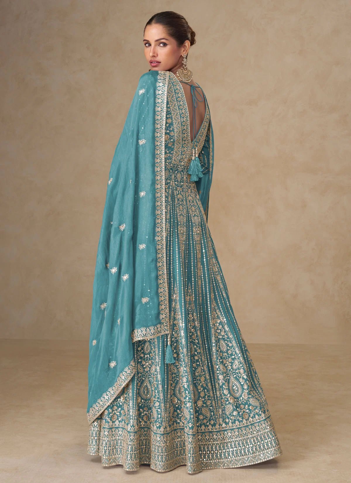 Turquoise AMBJ - Indian Dress House 786