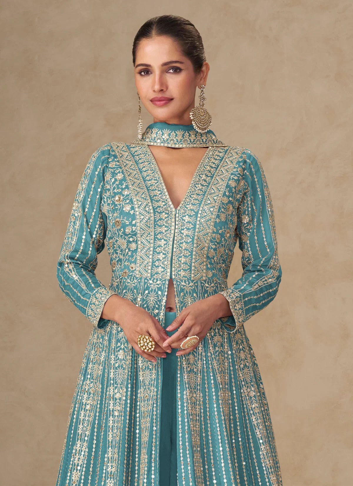 Turquoise AMBJ - Indian Dress House 786