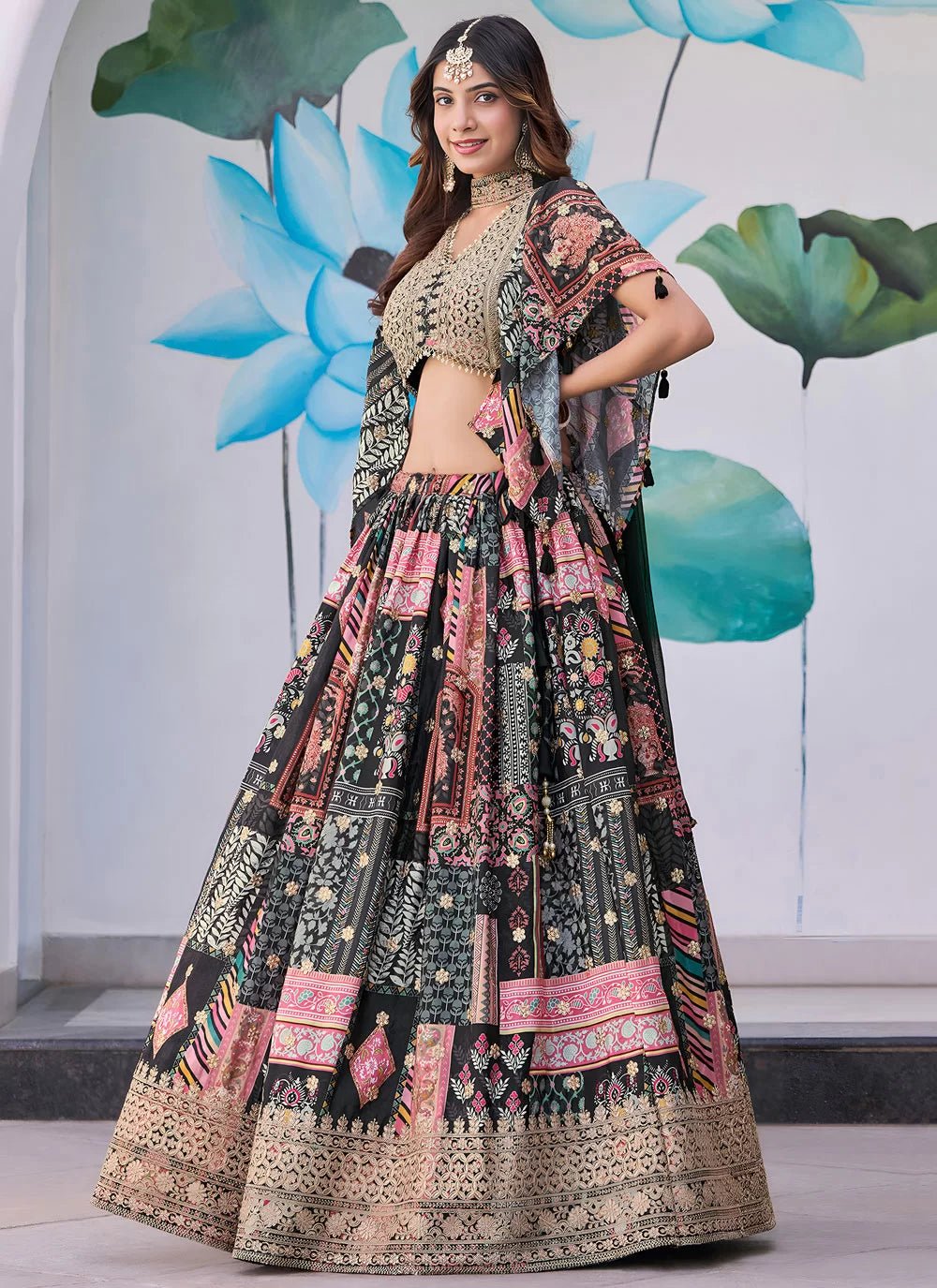 Unique Black ZQL - Indian Dress House 786