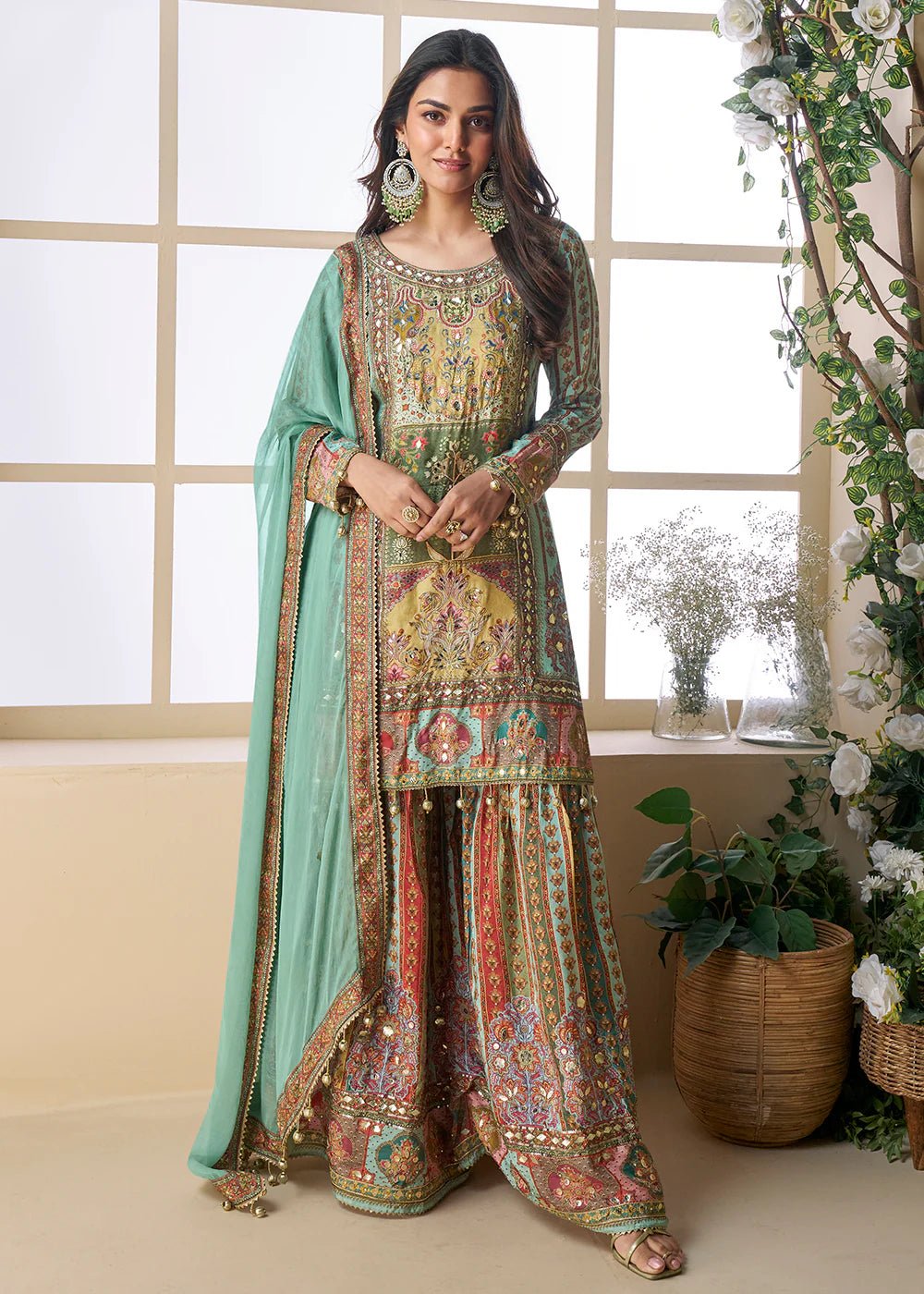Unique Green MC SPK - Indian Dress House 786