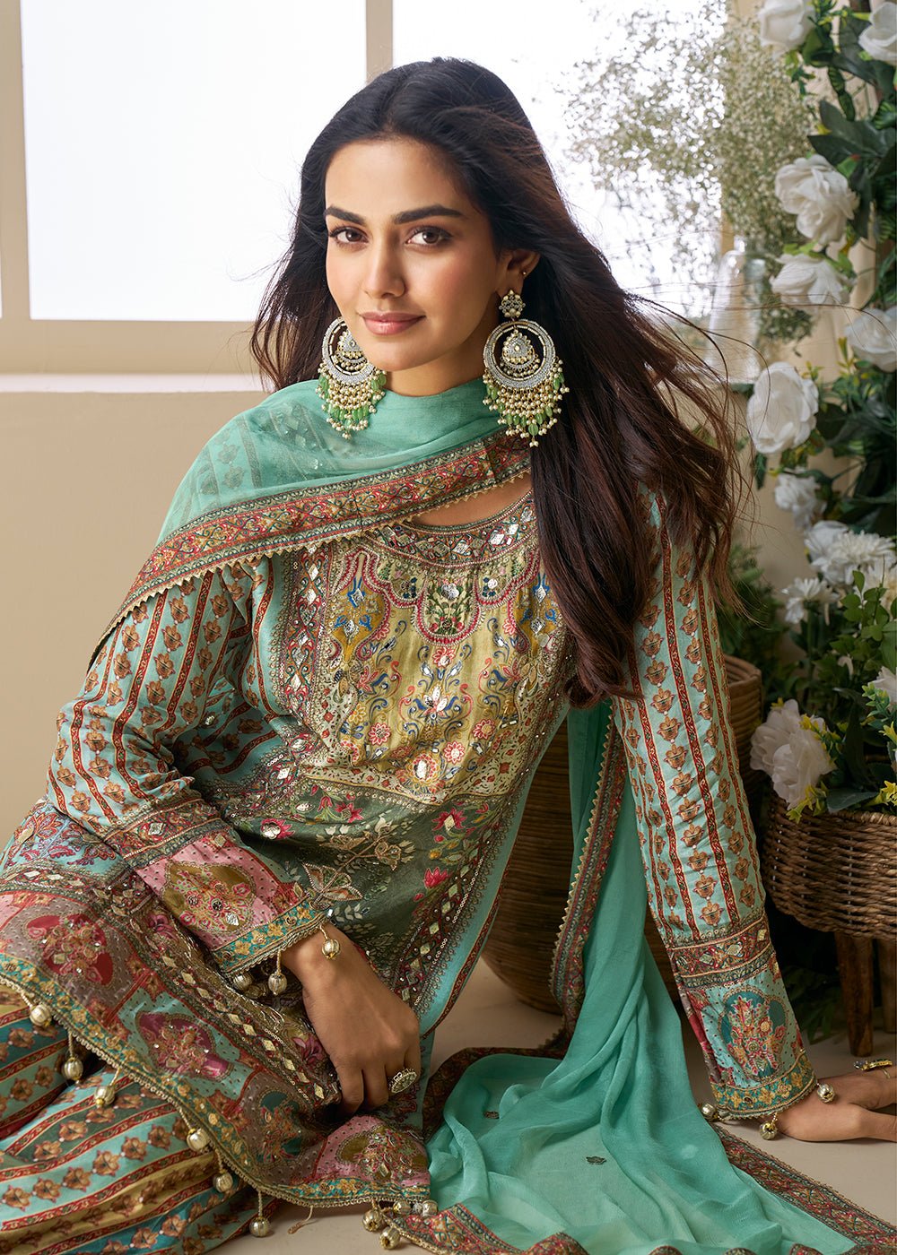Unique Green MC SPK - Indian Dress House 786