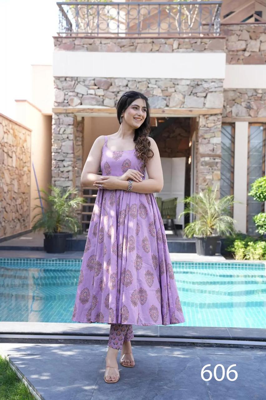 Unique Lavender LC 606 FVD - Indian Dress House 786