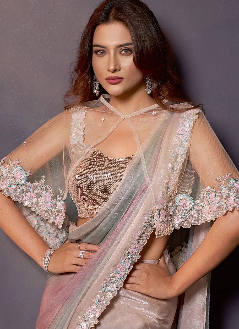 Unique Multi Color MHC SAREE - Indian Dress House 786