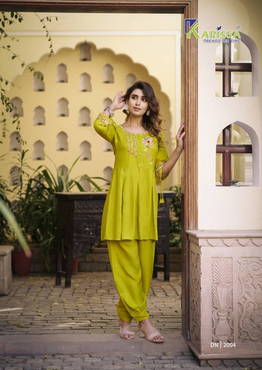 Unique Mustard KCO 2004 FVD - Indian Dress House 786