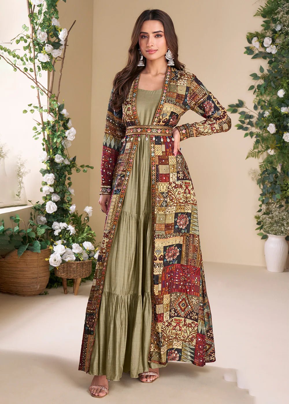 Unique Olive MC SYJ - Indian Dress House 786