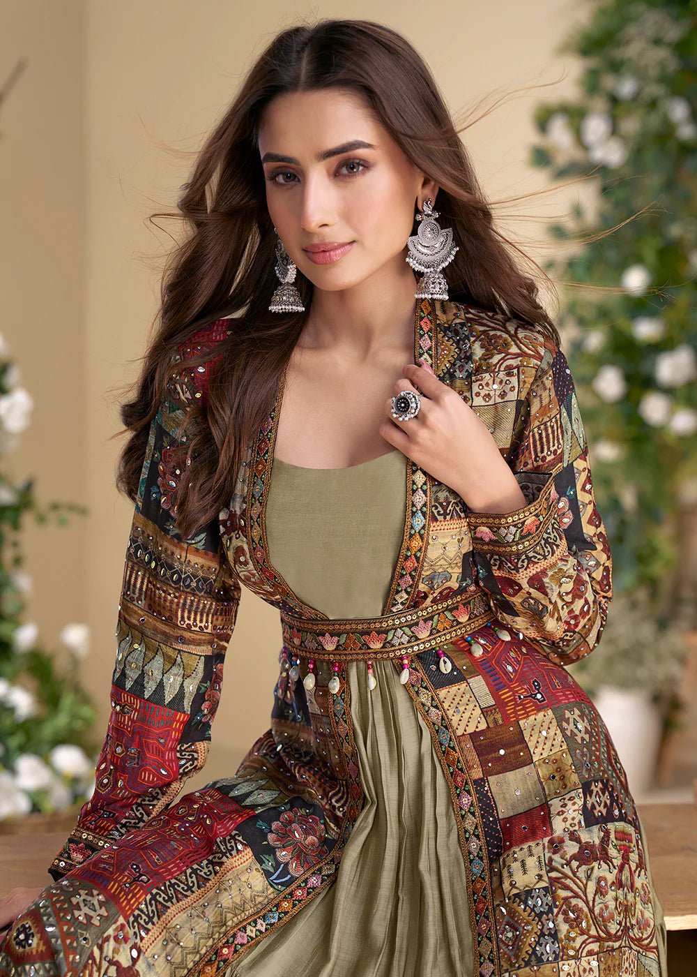 Unique Olive MC SYJ - Indian Dress House 786