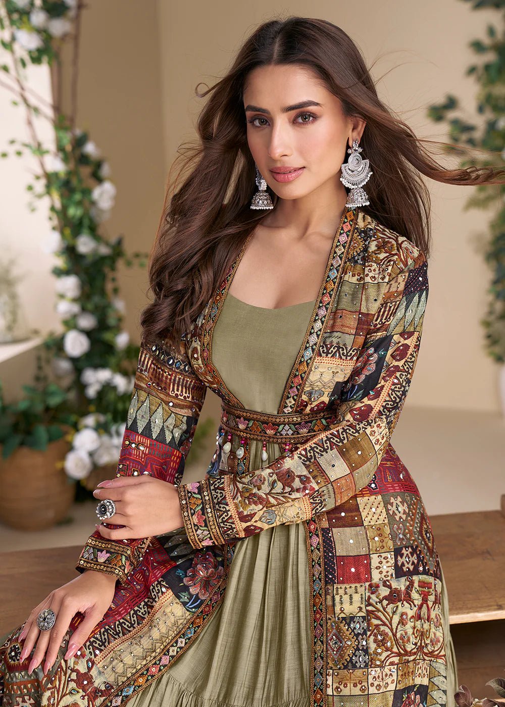Unique Olive MC SYJ - Indian Dress House 786