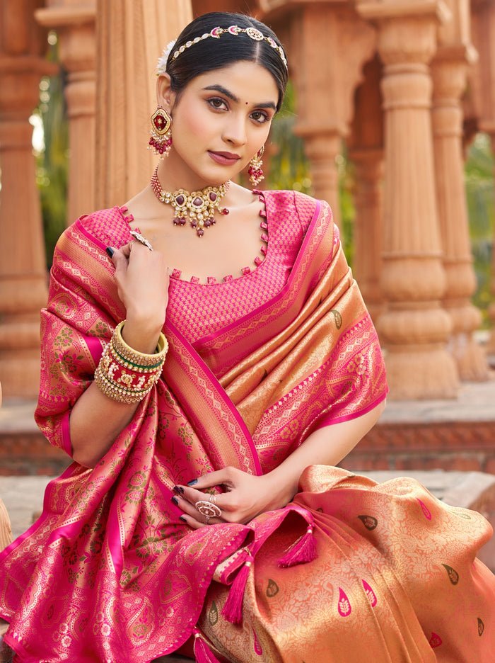 Unique Orange & Pink GBS - Indian Dress House 786