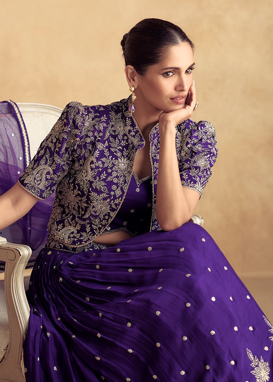 Unique Purple ASFL - Indian Dress House 786
