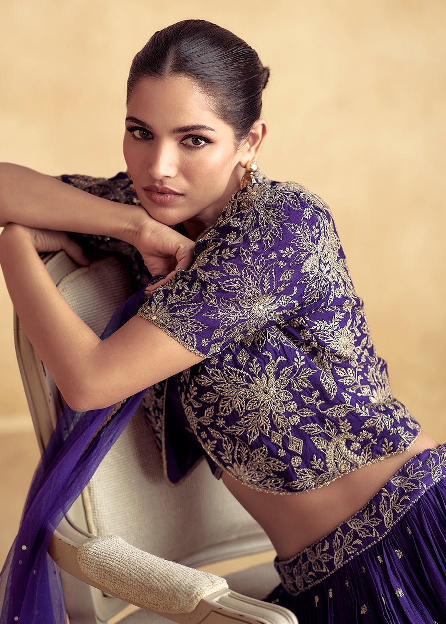 Unique Purple ASFL - Indian Dress House 786