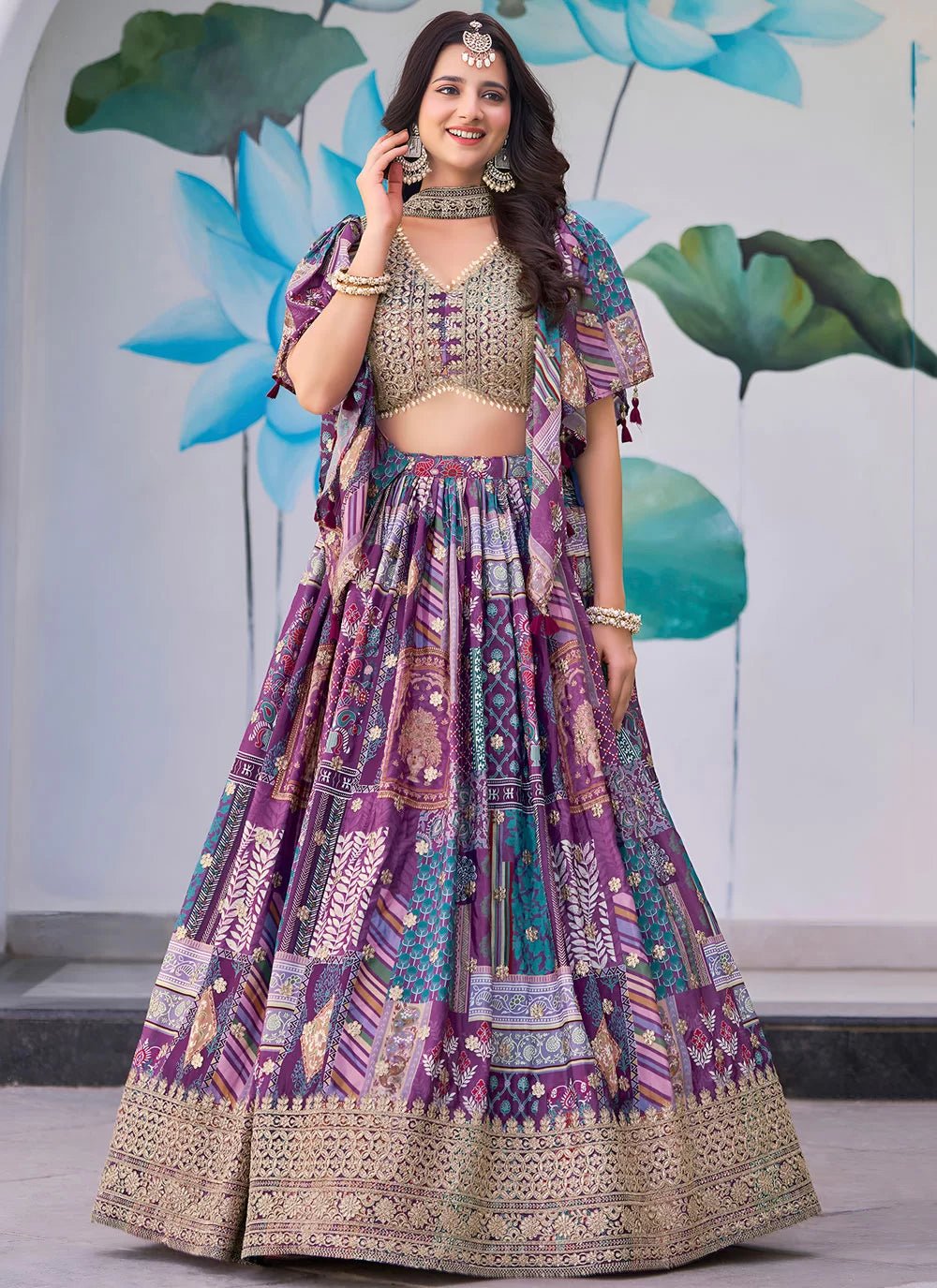 Unique Purple ZQL - Indian Dress House 786