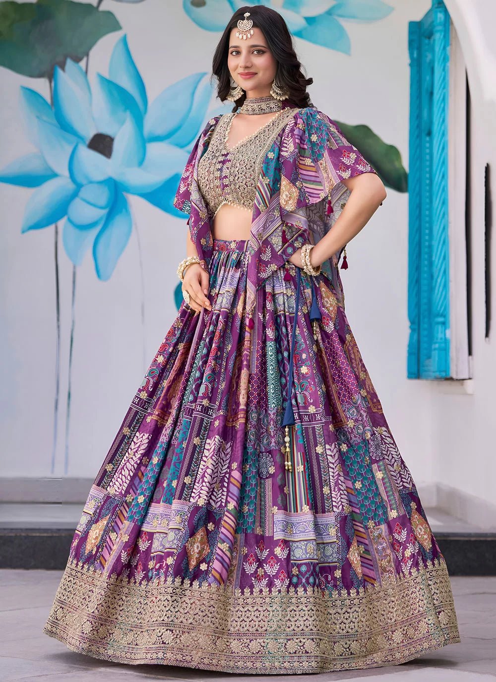 Unique Purple ZQL - Indian Dress House 786