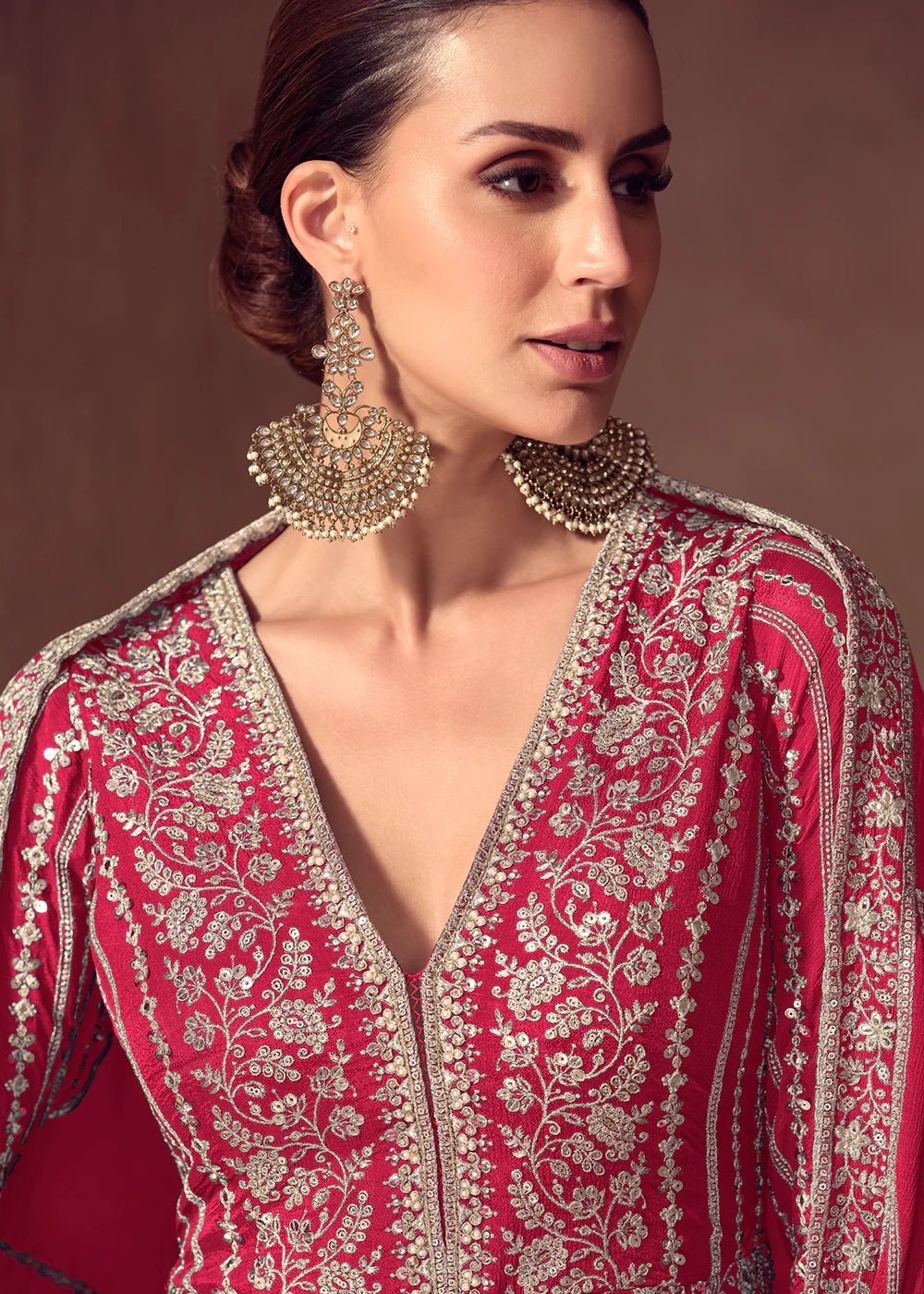 Unique Rani GRY - Indian Dress House 786