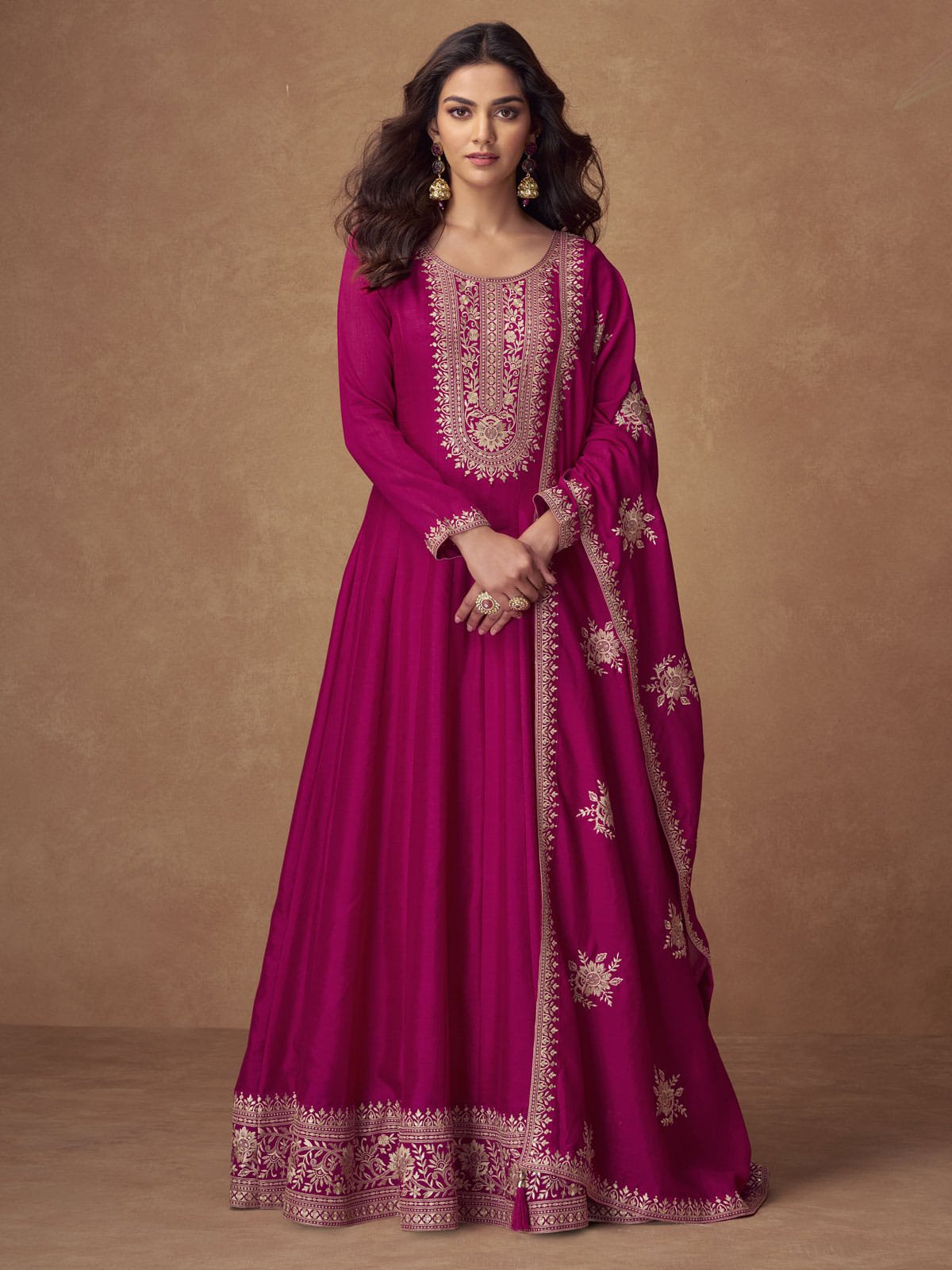 Unique Rani Pink ARSK - Indian Dress House 786