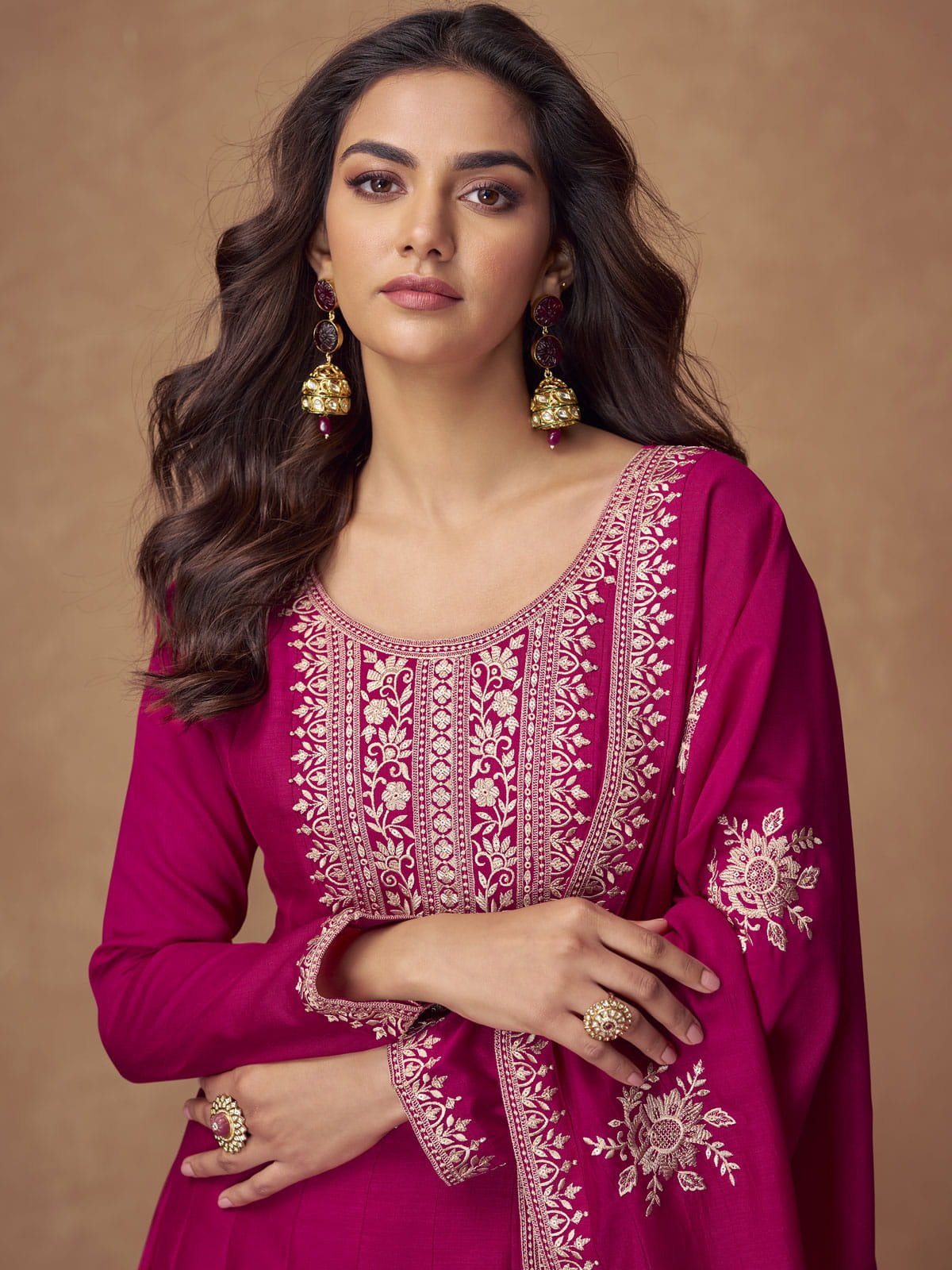 Unique Rani Pink ARSK - Indian Dress House 786