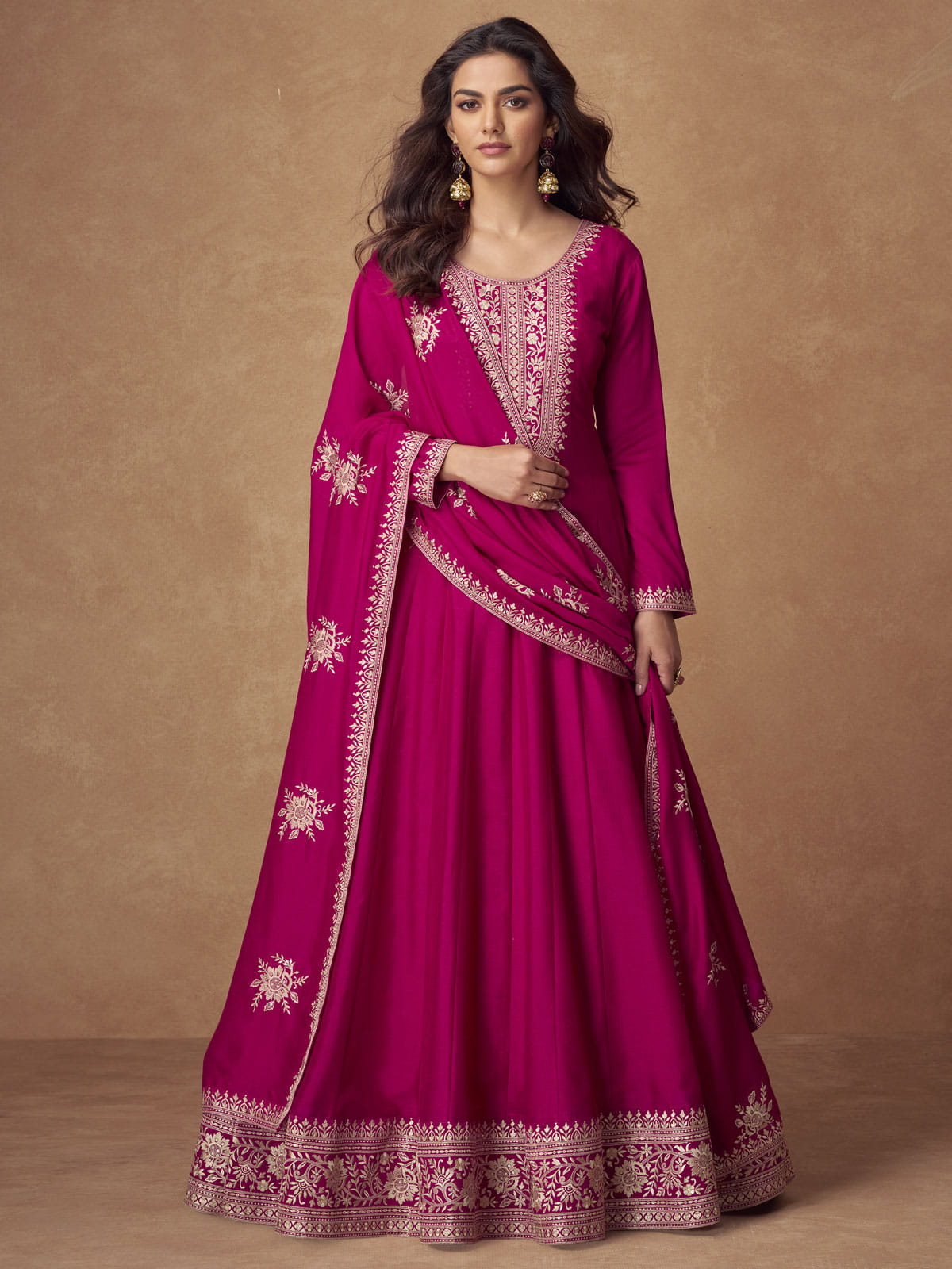 Unique Rani Pink ARSK - Indian Dress House 786