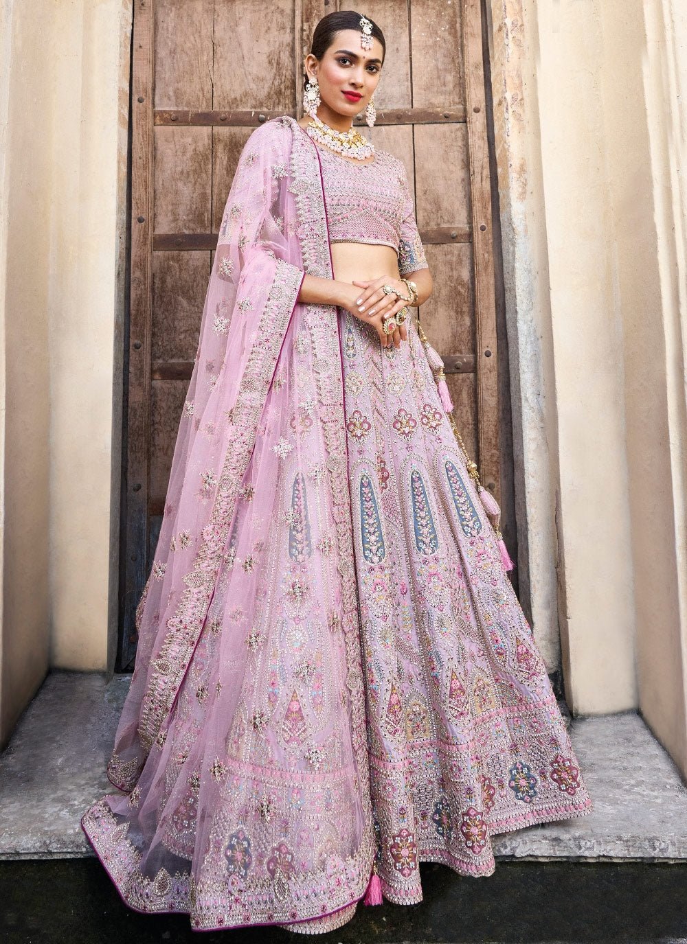 Breath Taking Lavender Pastel RRL - Indian Dress House 786