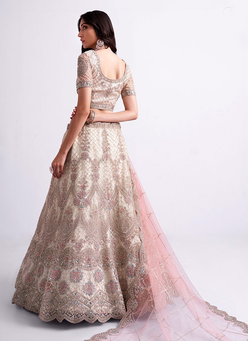 Breath Taking Off White ABHPL - Indian Dress House 786