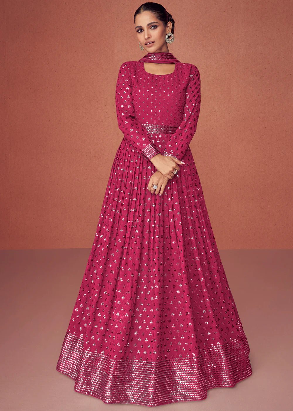 Breath Taking Rani Pink ACS - Indian Dress House 786