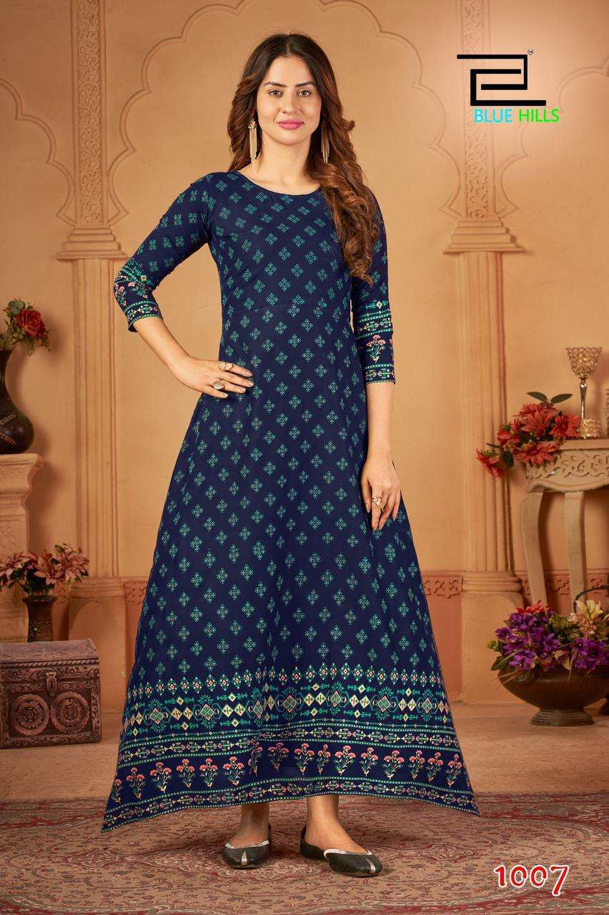 Dark Blue BHW 1007 FVD - Indian Dress House 786