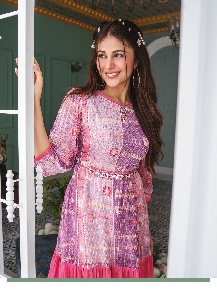 Elegant Pink AFS FVD - Indian Dress House 786