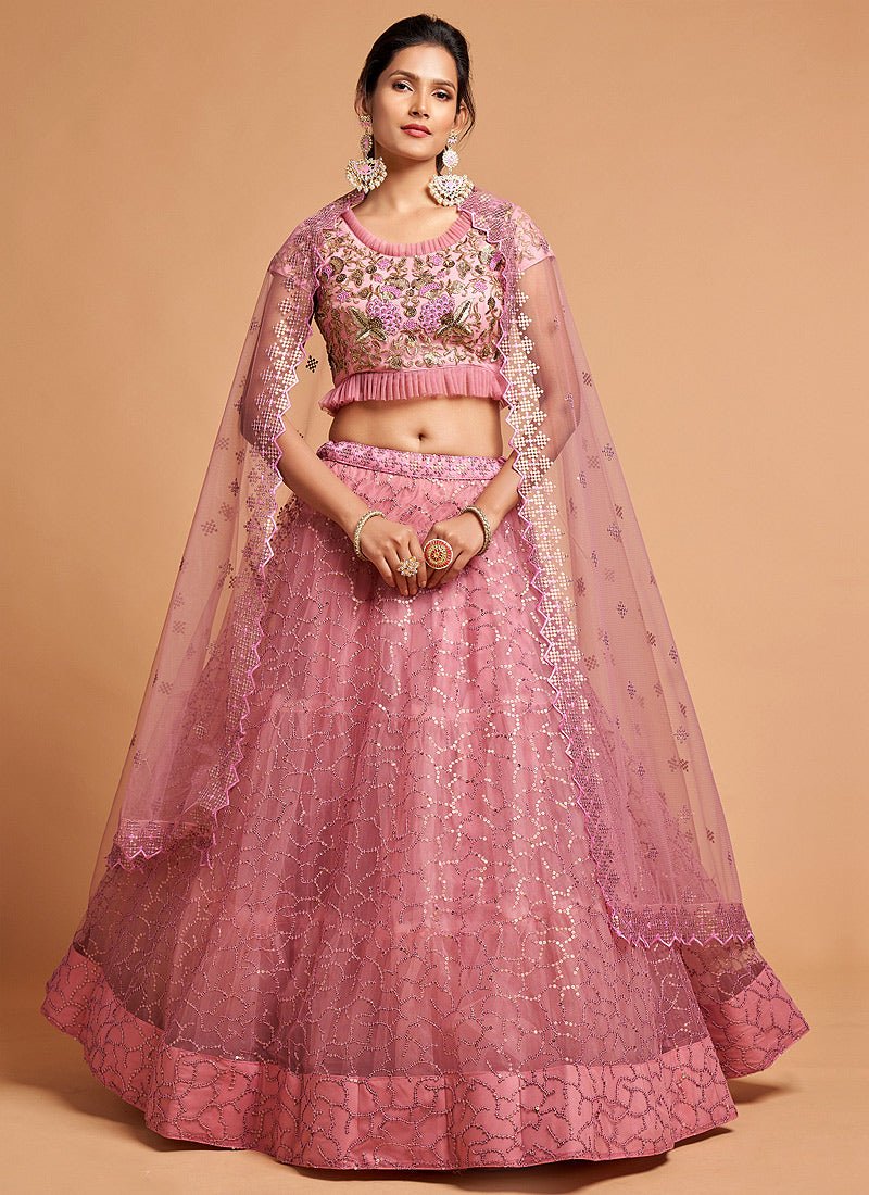 Elegant Pink ZNRL - Indian Dress House 786