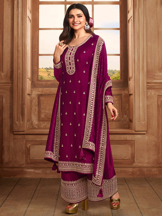 Elegant Purple VKS - Indian Dress House 786