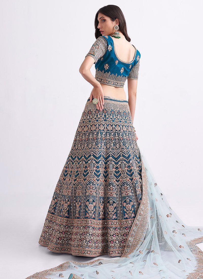 Exclusive Unique Teal ABHPL - Indian Dress House 786