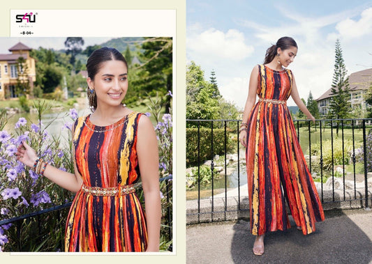 Fiery Black S4B 04 FVD - Indian Dress House 786