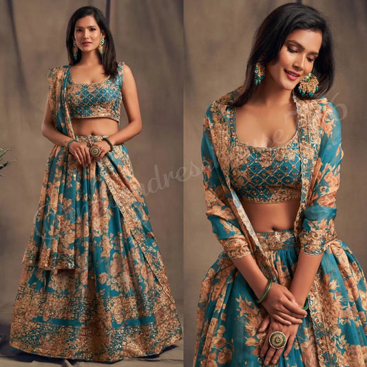 Floral LB AD - Indian Dress House 786