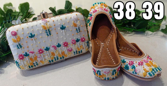 Floral White MC - Indian Dress House 786