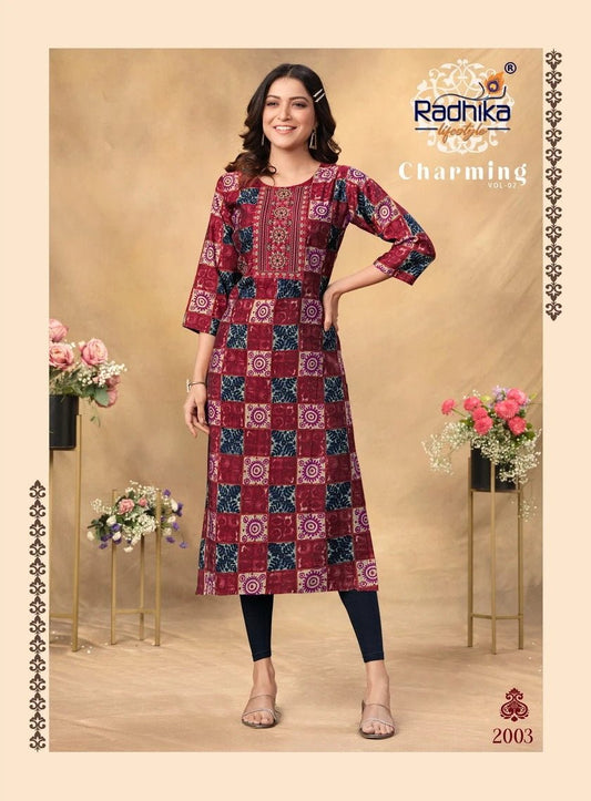 Gorgeous Checkered RDC 2003 FVD - Indian Dress House 786