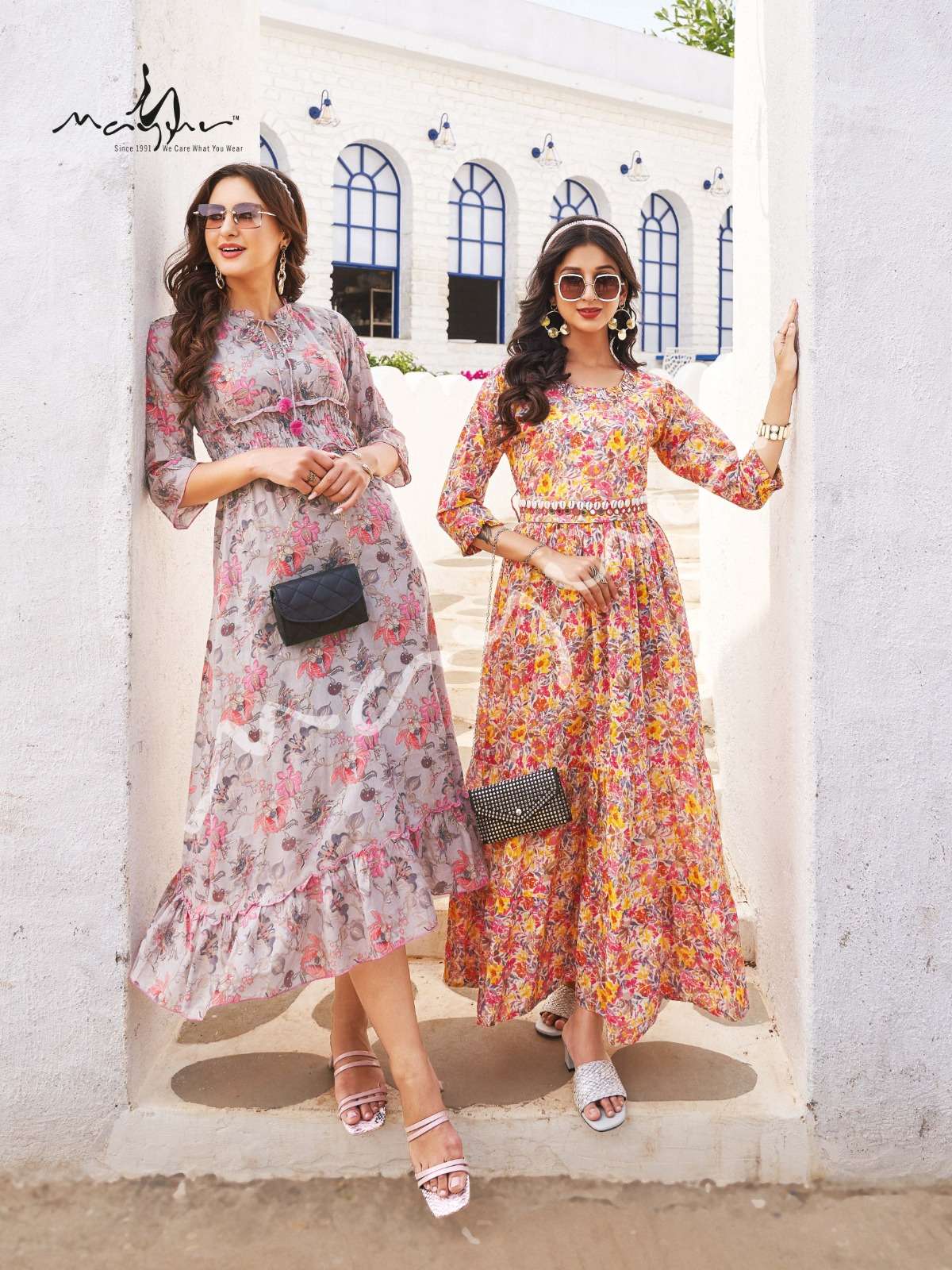Gorgeous Floral Bright SYM 04 FVD - Indian Dress House 786