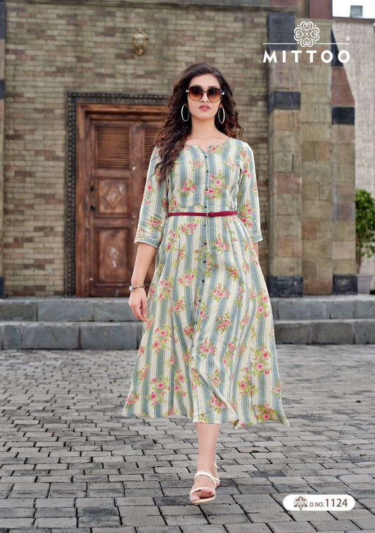 Gorgeous Floral MTB 1124 FVD - Indian Dress House 786